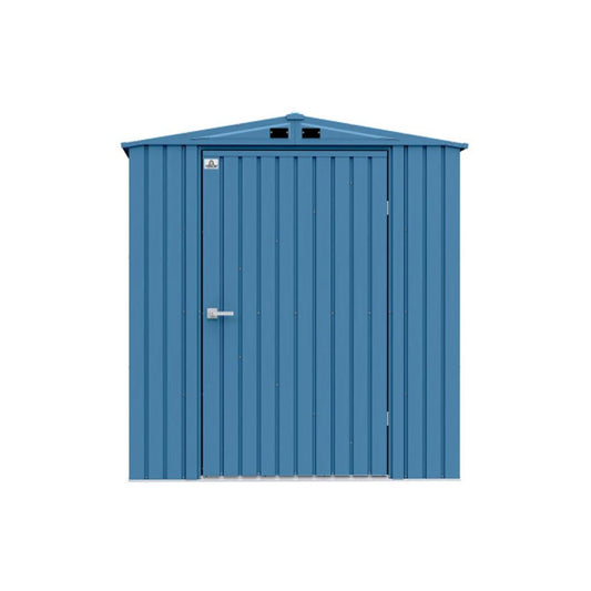 Arrow Elite Steel Storage Shed 6' x 6, Blue Gray