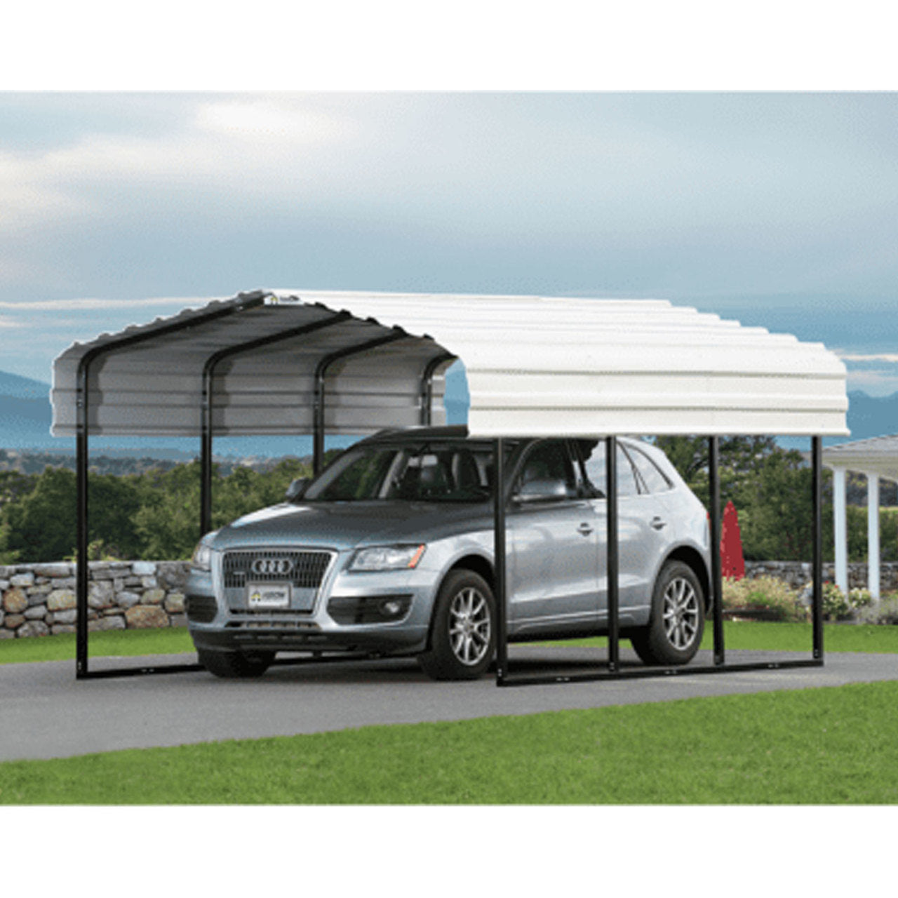 Arrow Carport 10x29x7 Ft. - Eggshell
