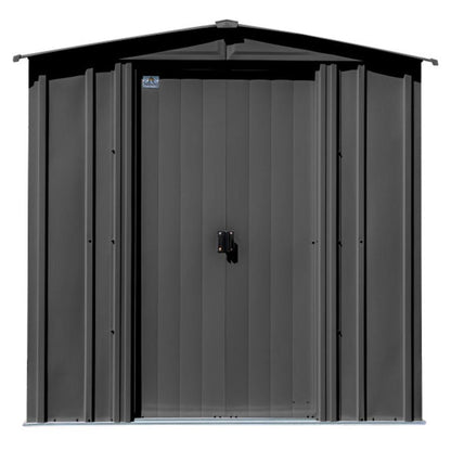Arrow Classic Steel Storage Shed 6 x 7 Charcoal