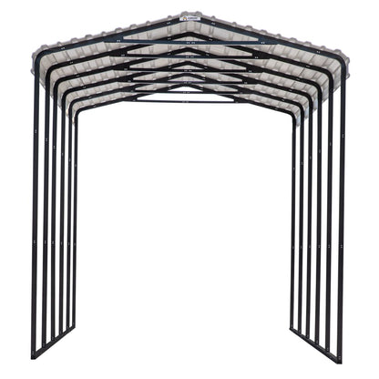 Arrow 14' x 24' x 14' Carport - Charcoal