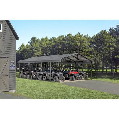 Arrow 20 x 29 x 9 Carport - Charcoal