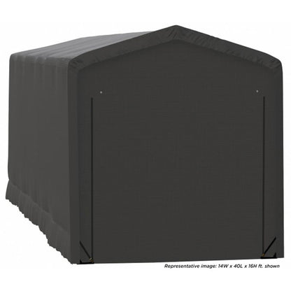 ShelterTube 14 x 23 x 16 Wind & Snow-Load Rated Garage - Gray