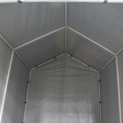 King Canopy  7 x 12 Silver Storage Garage