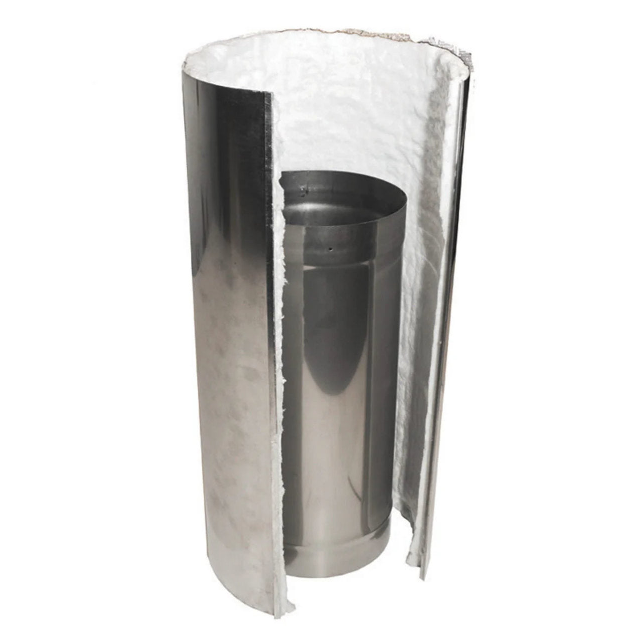 6" Rhino Rigid Liner Snap Wrap Insulation - 24 Sections (8-Pack) - INSW-6