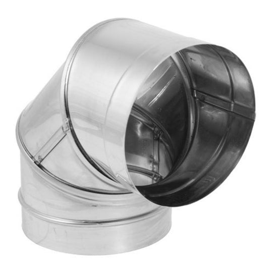 8" DuraBlack Stainless Steel 90 Deg. Elbow - 8DBK-E90SS