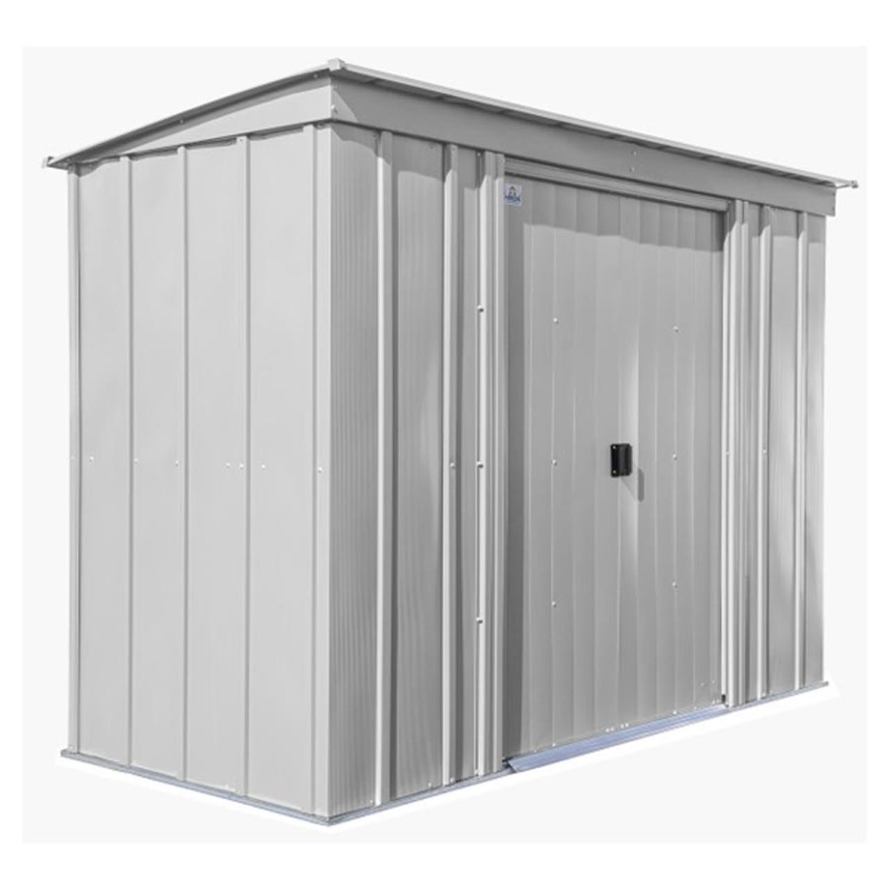 Arrow Classic Steel Storage Shed 8' x 4' -  Flute Gray