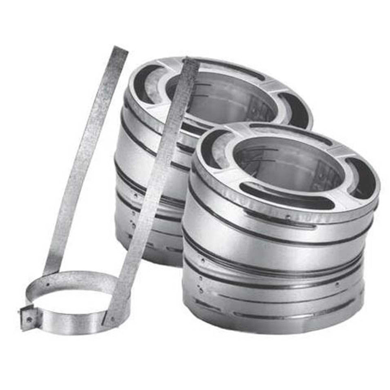 6" DuraPlus 15 Degree Stainless Steel Elbow Kit - 6DP-E15SS