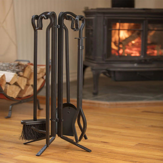 5-Piece Wrought Iron Fireset