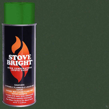 Stove Bright High Temp Paint - Metallic Moss Green - 8133