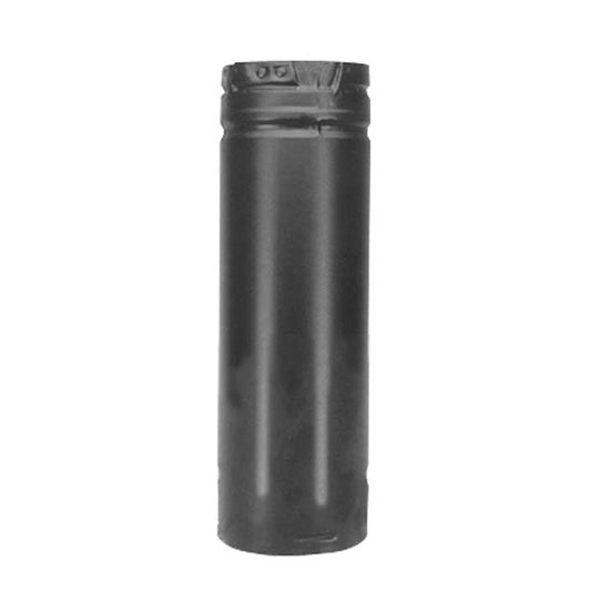 3" x 36" PelletVent Pro Black Pellet Stove Chimney Pipe - 3PVP-36B