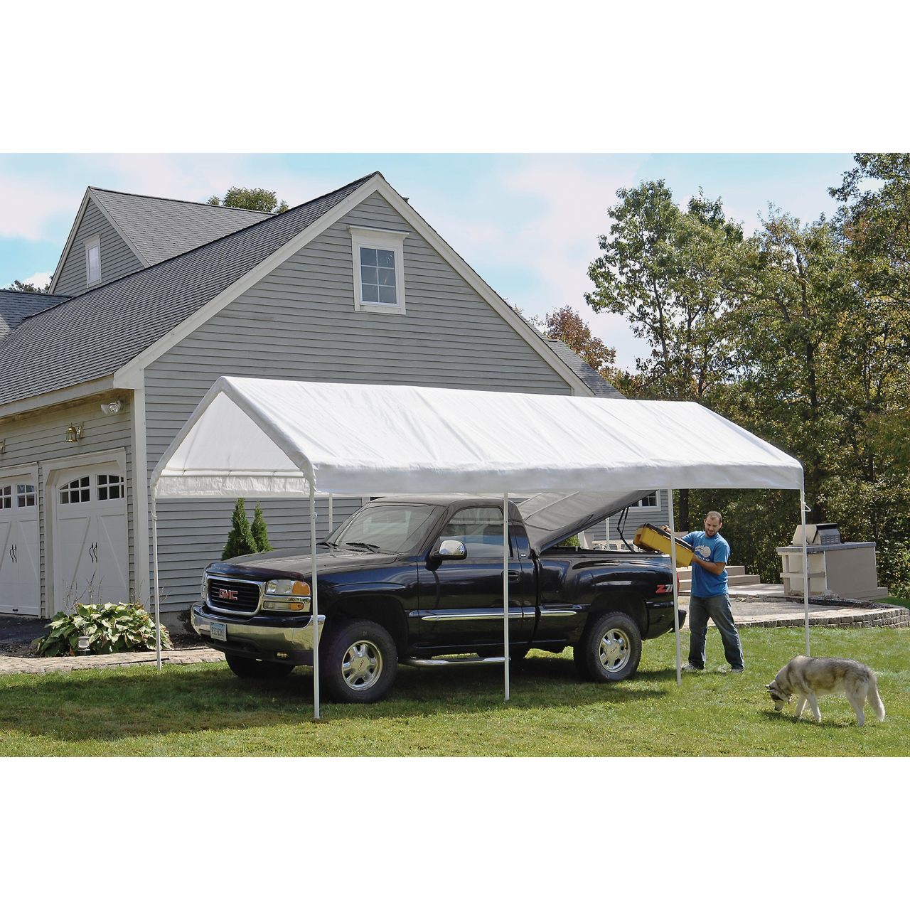 SuperMax 10' x 20' White Gazebo Canopy