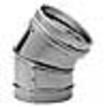 8" DuraLiner 30 Degree Stainless Steel Elbow - 8DLR-E30SS