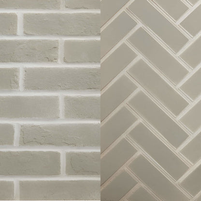 Outdoor Lifestyles Cottagewood 42" Outdoor Wood-Burning Fireplace - Gray Herringbone Refractory - ODCTGWD-42H
