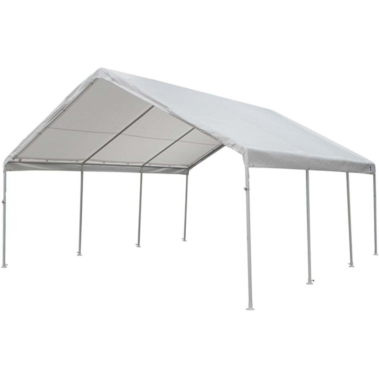 King Canopy  18' x 20' White Hercules 8 Leg Canopy