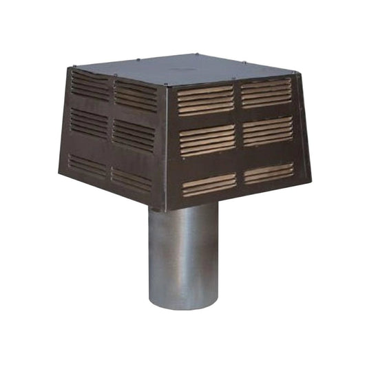 8" Superior Painted Square Chimney Cap
