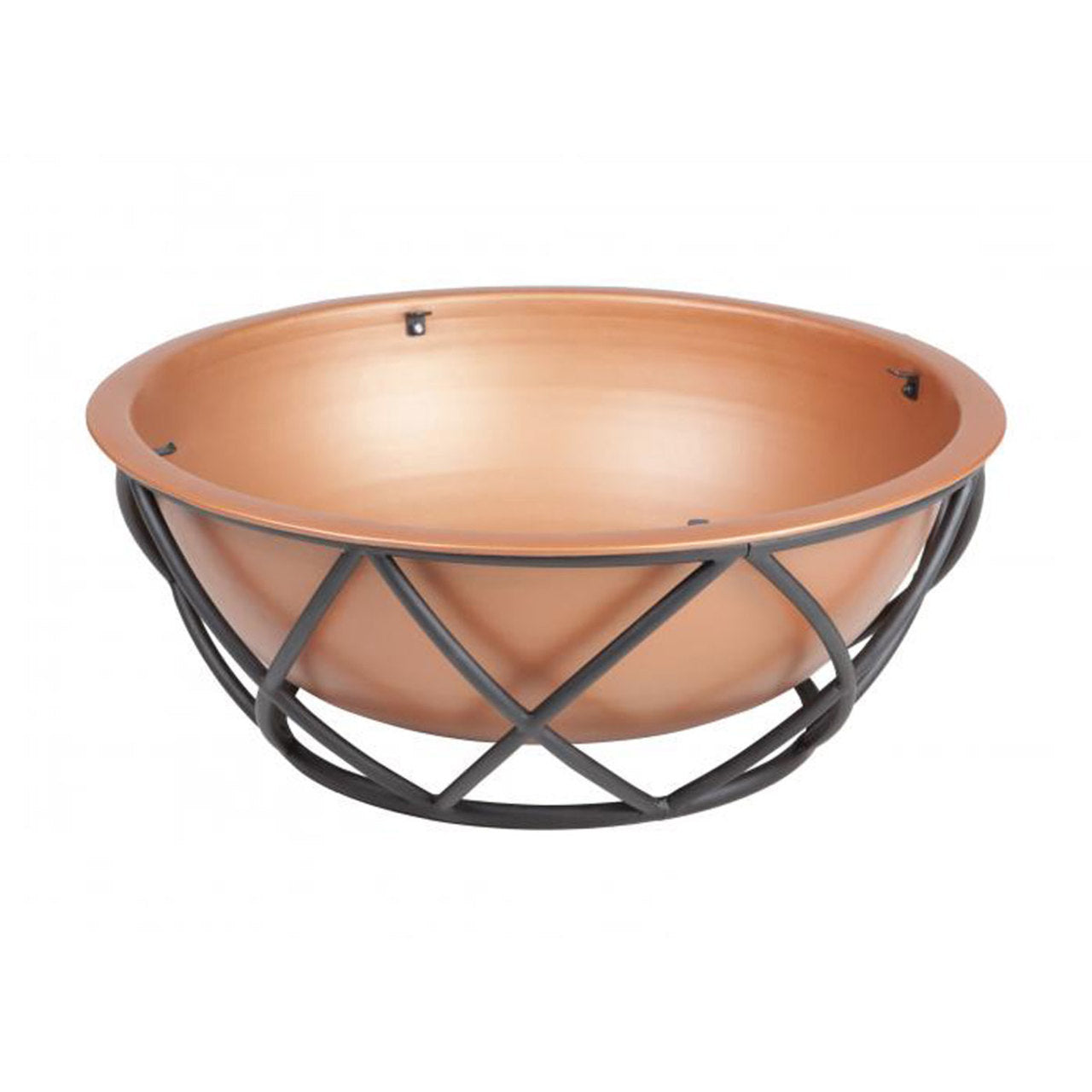 Barzelonia Round Copper Look Fire Pit
