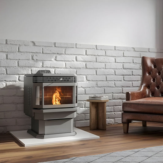 Ashley Bayfront Pellet Stove with 40 lb Hopper - AP5660