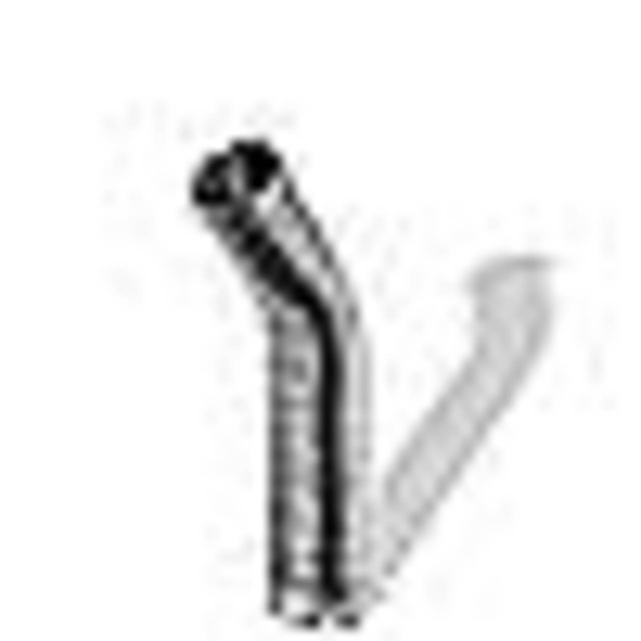 8'' x 36'' DuraLiner Oval-to-Round Flex Chimney Relining Pipe - 8DLR-36ORF