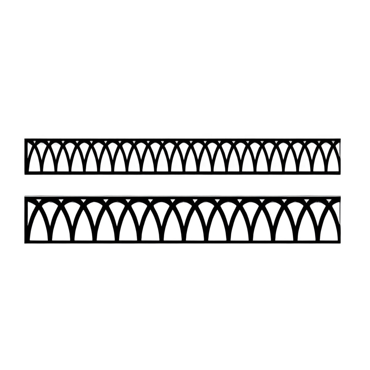 White Mountain Hearth Arch Louvers, Matte Black FBG36ABL