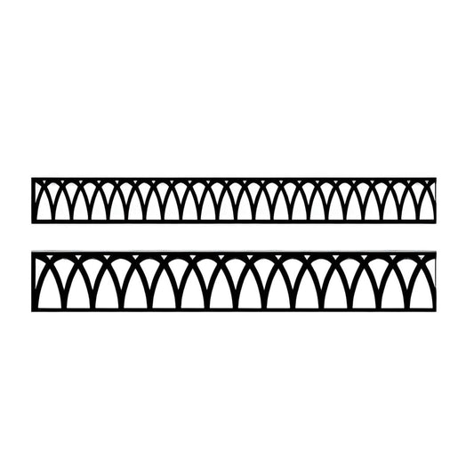 White Mountain Hearth Arch Louvers, Matte Black DVG3ABL