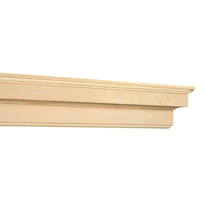 60" Auburn Unfinished Fireplace Shelf by Pearl Mantels