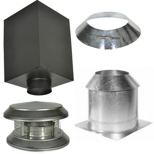 6'' Shasta Vent Cathedral Ceiling Support Box Kit