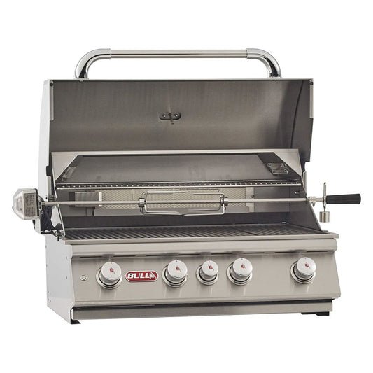 Bull 30" Angus 4-Burner Drop In Grill with Light 47628-47629