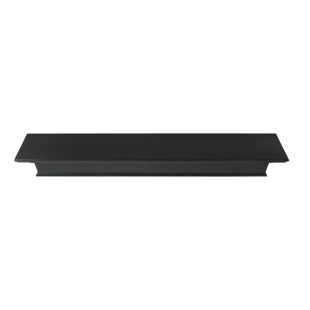 60" Henry MDF Fireplace Shelf by Pearl Mantels - Black Paint Finish
