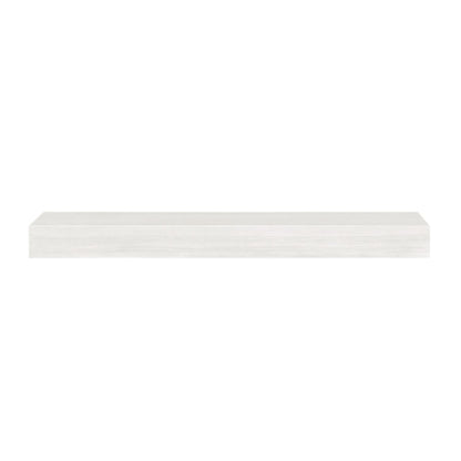 48" Zachary Non-Combustible Fireplace Shelf by Pearl Mantels - Whitewash Finish