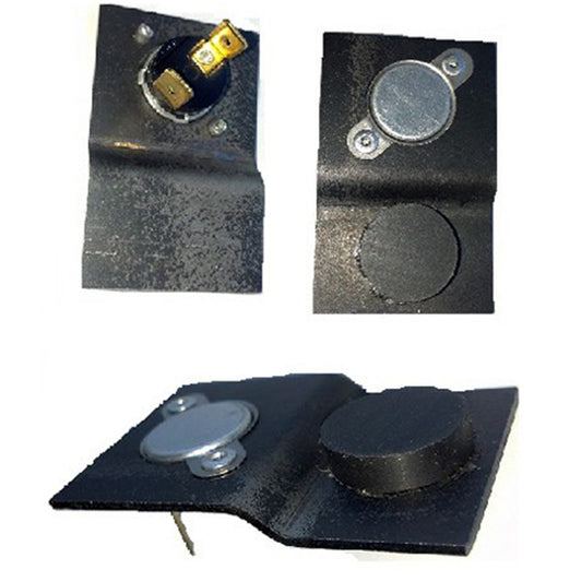 Fireplace Blower Magentic Thermal Disc - Black