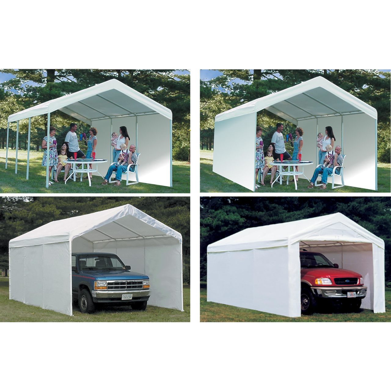 10' x 20' SuperMax 2-in-1 Canopy with Enclosure Kit