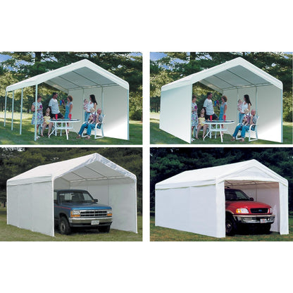 10' x 20' SuperMax 2-in-1 Canopy with Enclosure Kit