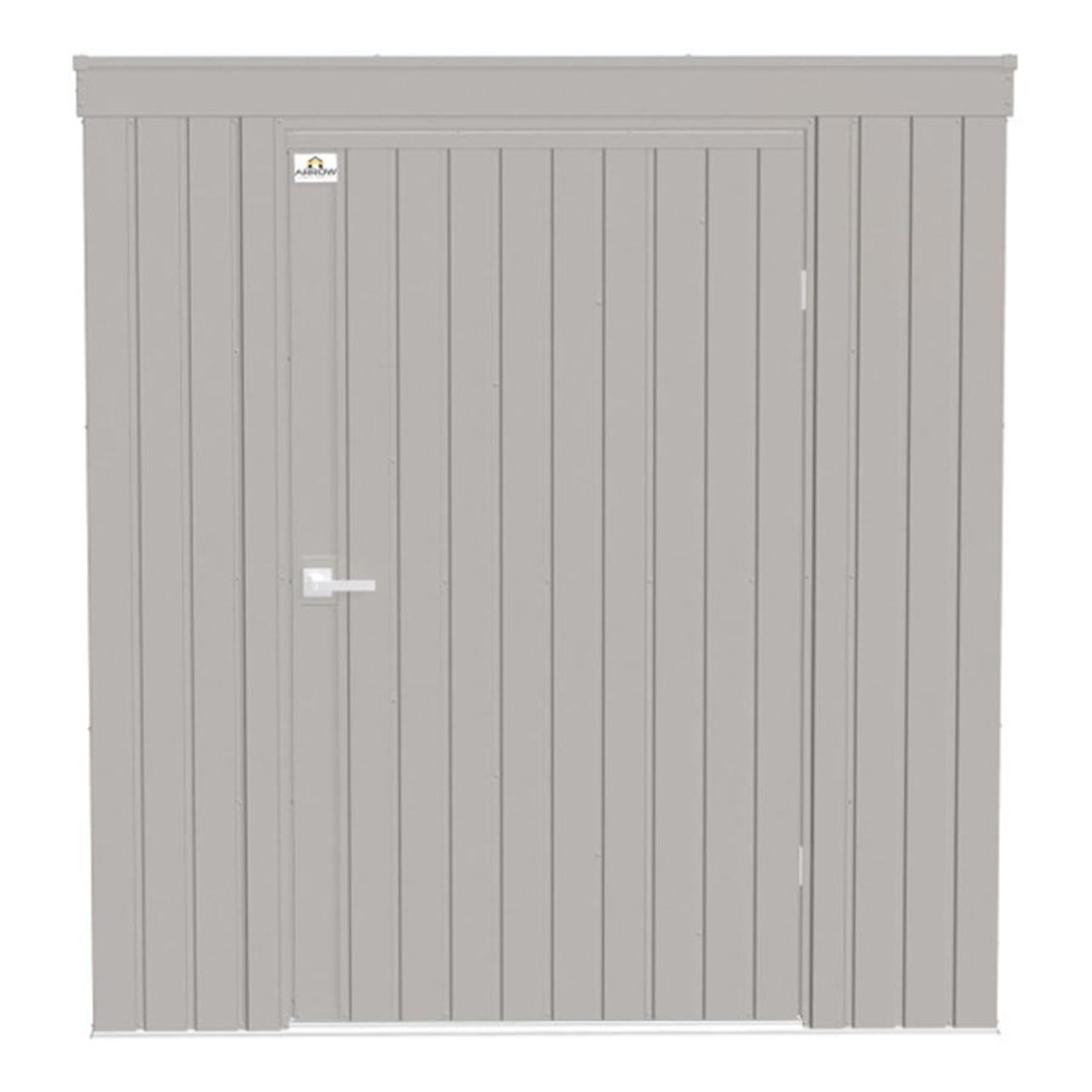 Arrow Elite Steel Storage Shed 6' x 4' -  Cool Gray