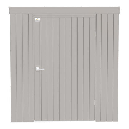 Arrow Elite Steel Storage Shed 6' x 4' -  Cool Gray