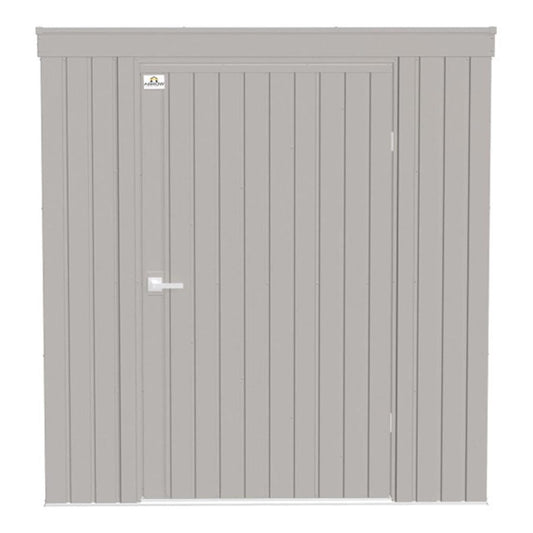 Arrow Elite Steel Storage Shed 6' x 4' -  Cool Gray