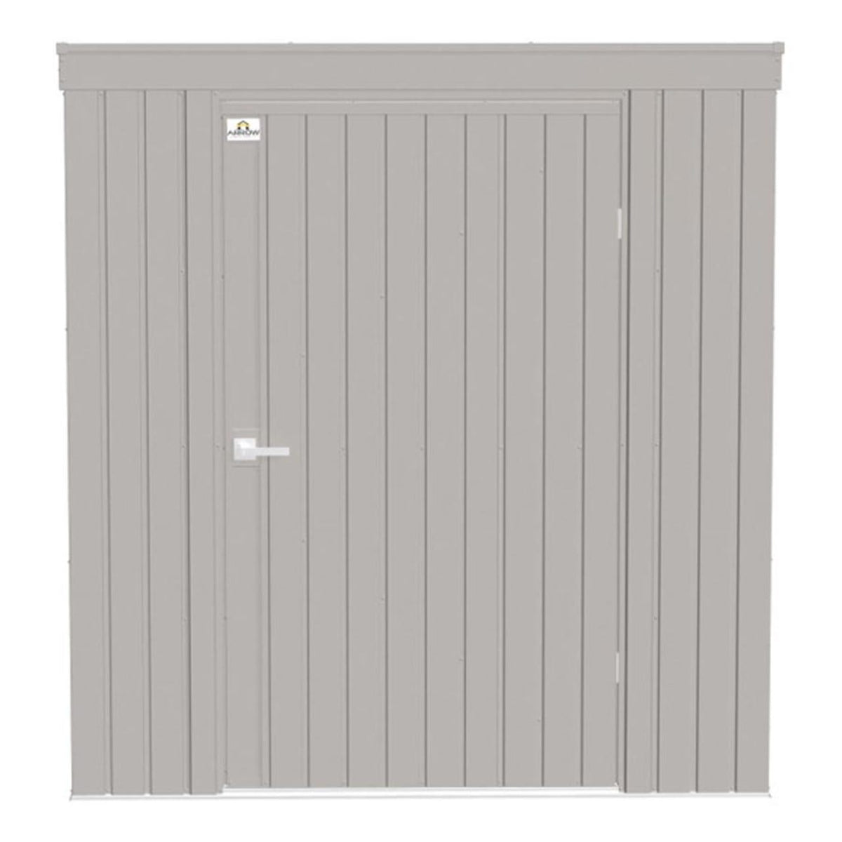 Arrow Elite Steel Storage Shed 6' x 4' -  Cool Gray