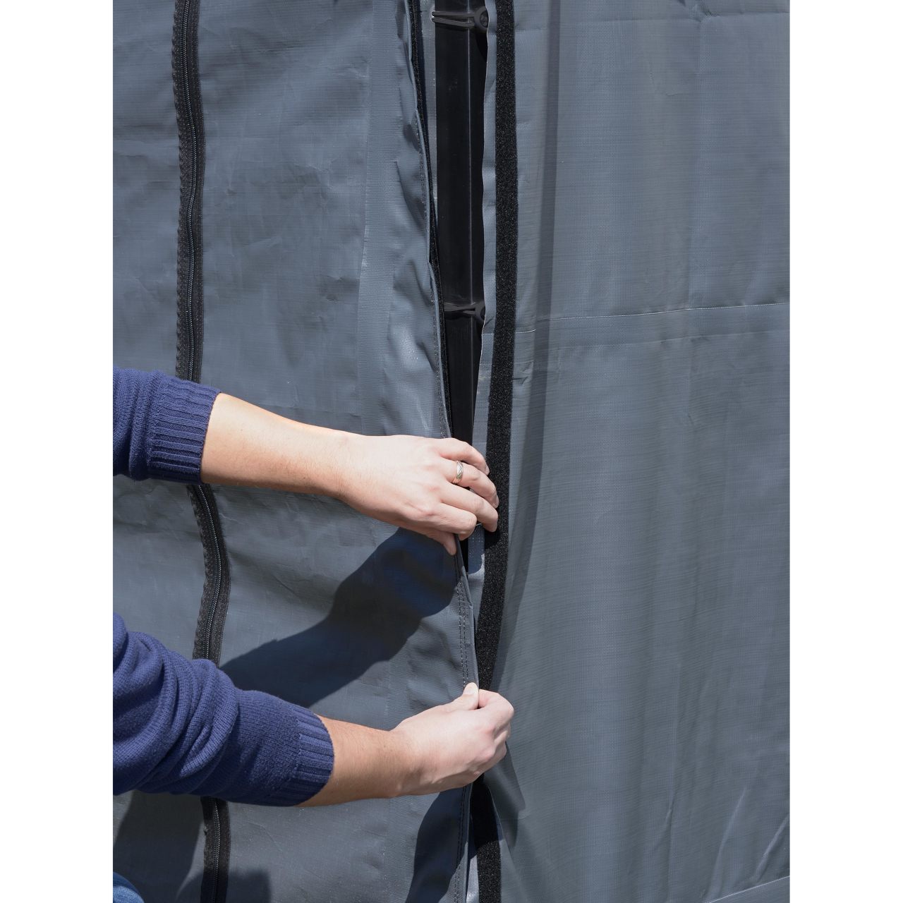 Arrow 20' x 20' Enclosure Wall Kit ONLY for Carport - Gray