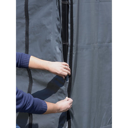 Arrow 20' x 20' Enclosure Wall Kit ONLY for Carport - Gray