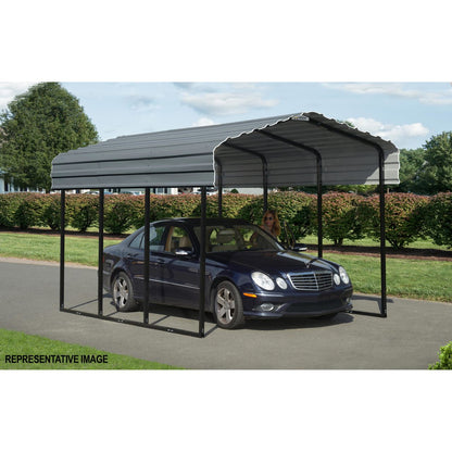 Arrow 10 x 20 x 9 Carport - Charcoal