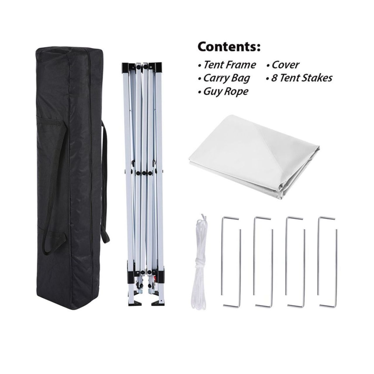 King Canopy  10' x 10' White Instant Pop Up Tent