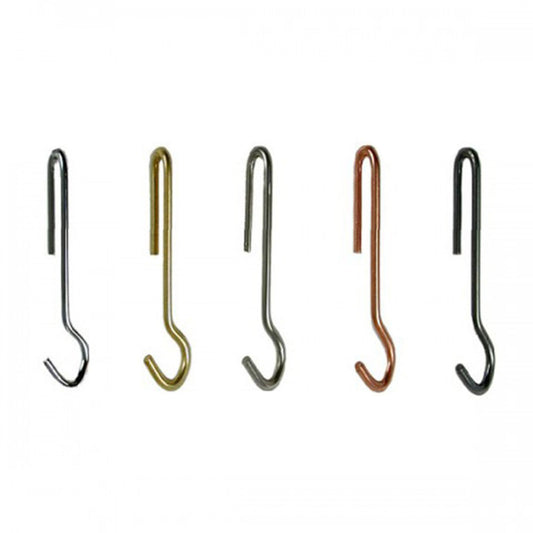 Angled Pot Hook-Hammered Steel