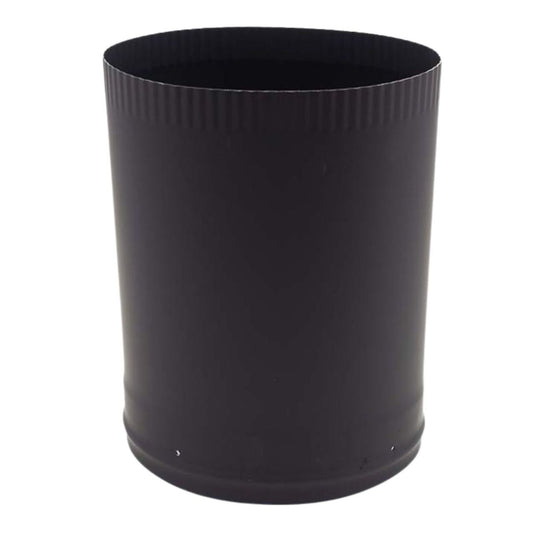 8" Ventis Single-Wall Black Stove Pipe 22-Gauge Cold-Rolled Steel - Offset Oval To Round - VSBOAO