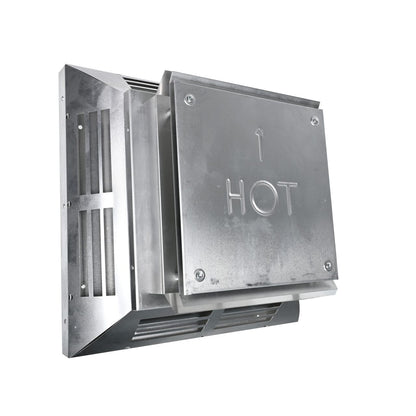 4" x 6 5/8" DirectVent Pro Aluminum Square Horizontal Termination Cap - 46DVA-HC