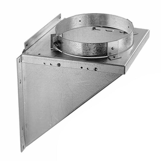 5" DuraTech Adjustable Galvanized Tee Support Bracket - 5DT-TSB