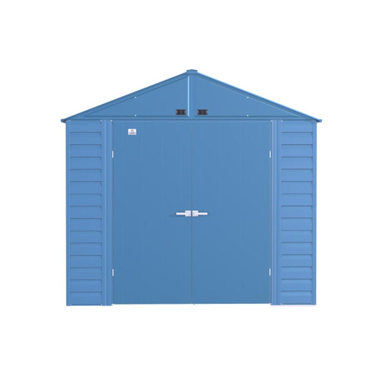 Arrow Select 8' x 6' Steel Storage Shed - Blue Gray