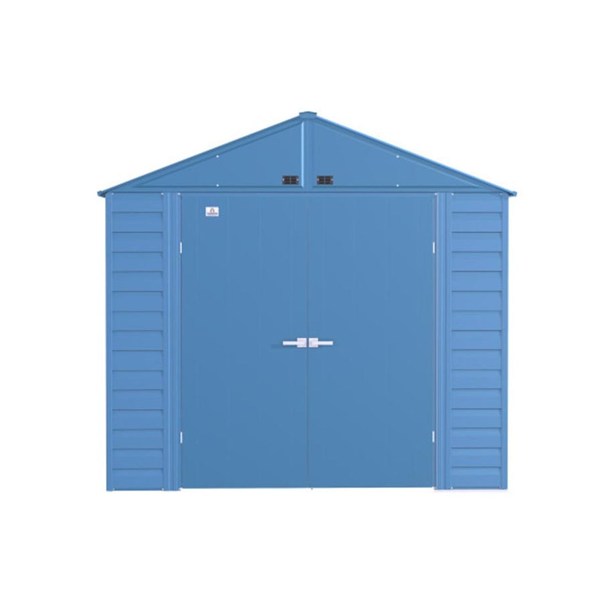 Arrow Select 8' x 6' Steel Storage Shed - Blue Gray