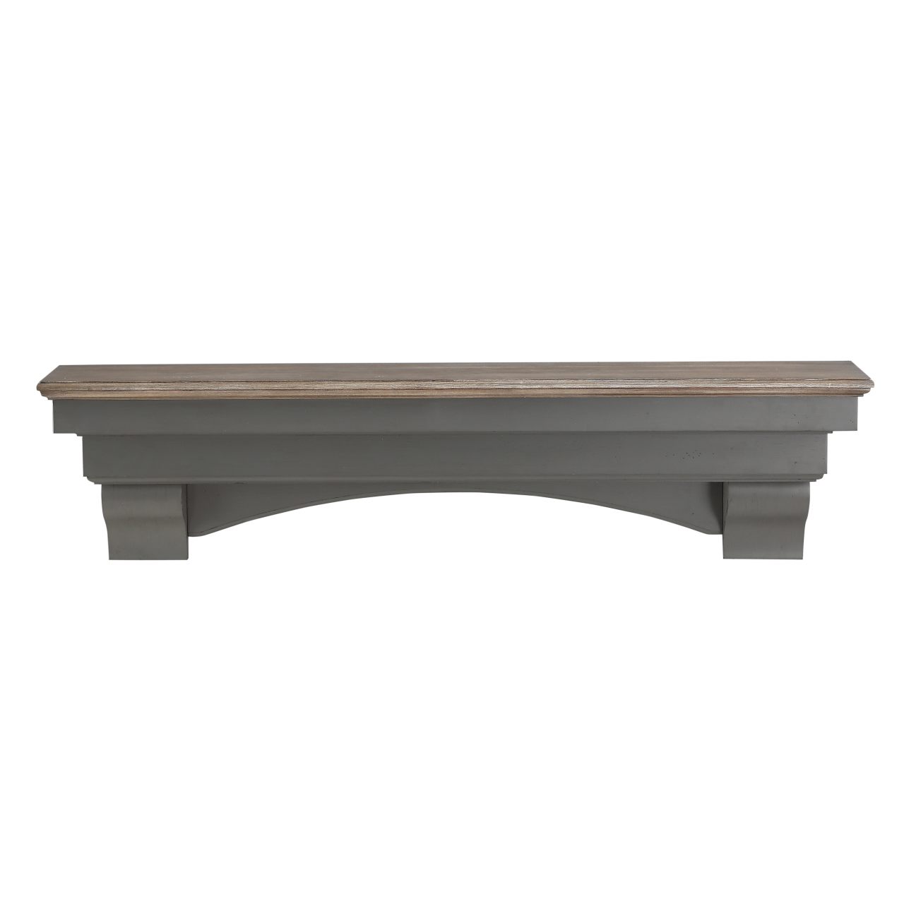 48" Hadley Fireplace Shelf by Pearl Mantels - Cottage Distressed Finish