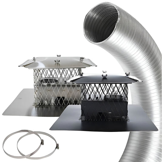 Ventis Steel Aluminum 3" Exhaust 3" Air Intake Kit - VDVB-CK33CC