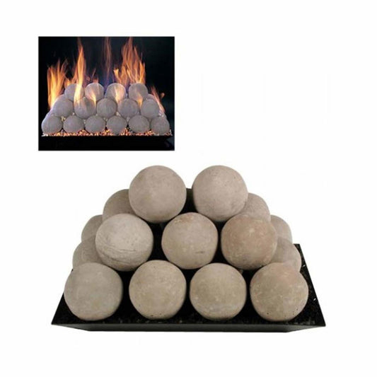 Rasmussen Alterna 30" Natural Color FireBalls - 4" Diameter