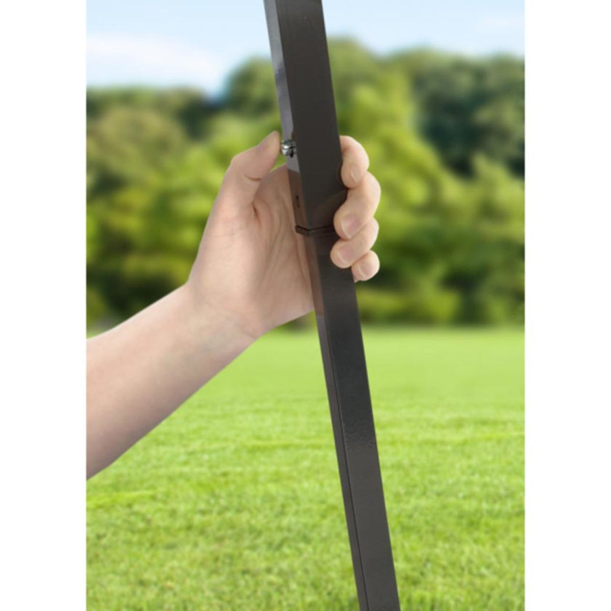 Go Hybrid 6' x 6' Slant Leg Canopy - Charcoal